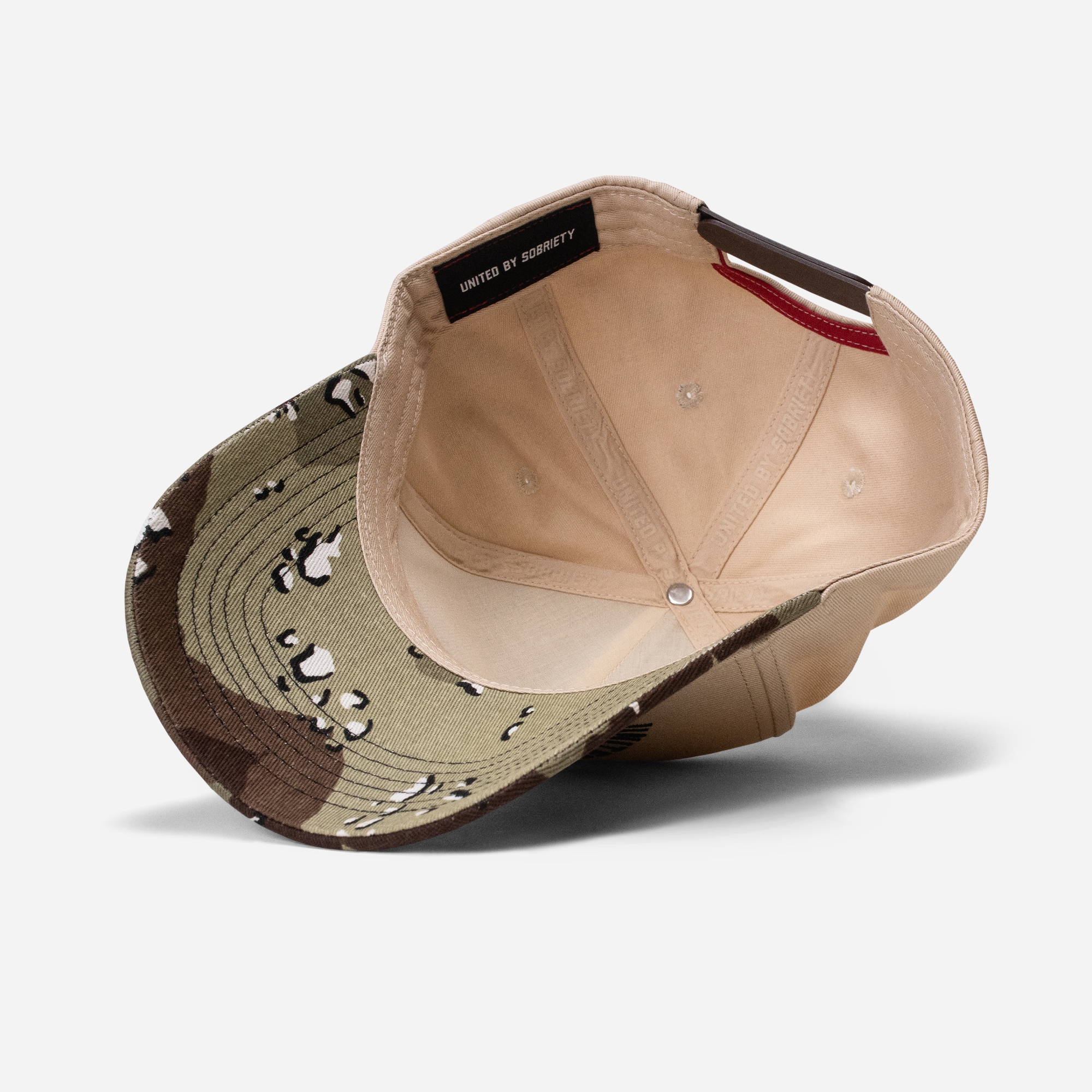 one beige A-Frame Cap-United HeadWear