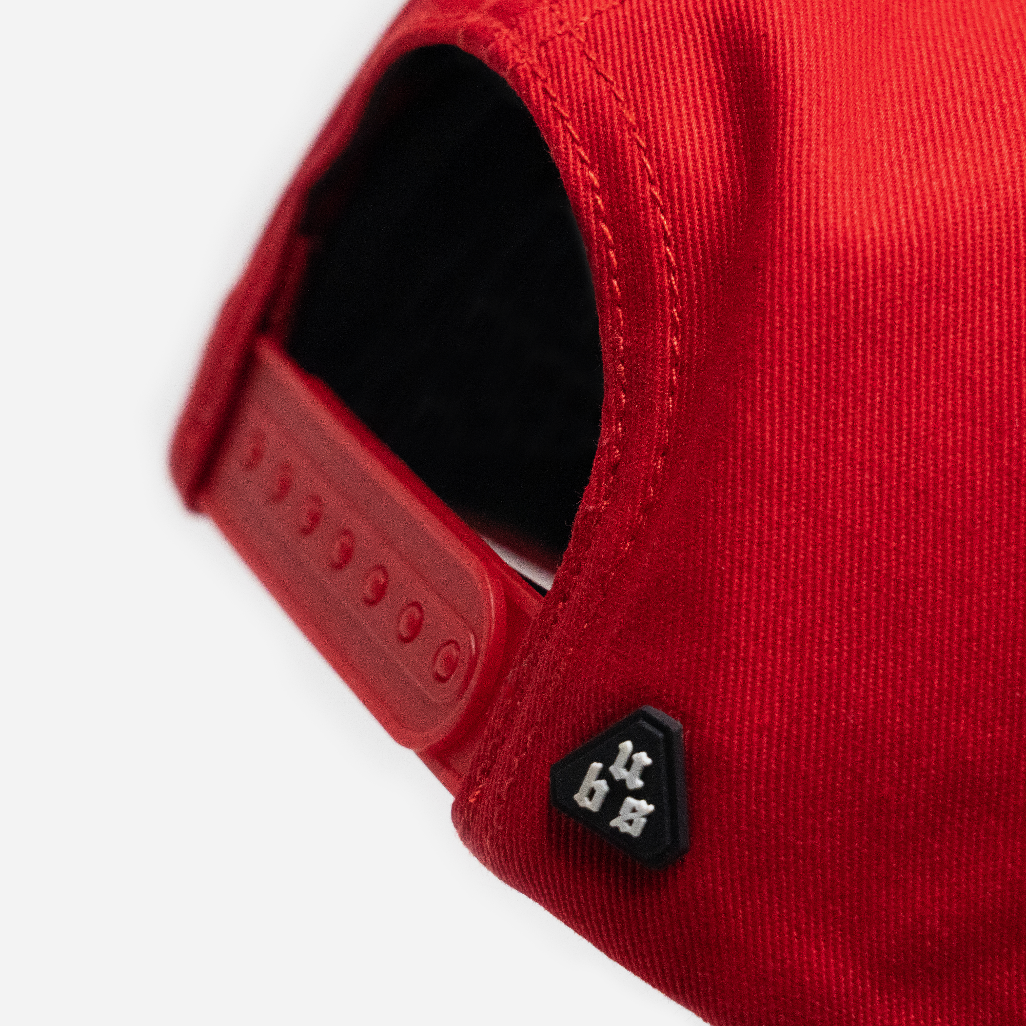UBS Red A-Frame Hat Main Detail-United HeadWear