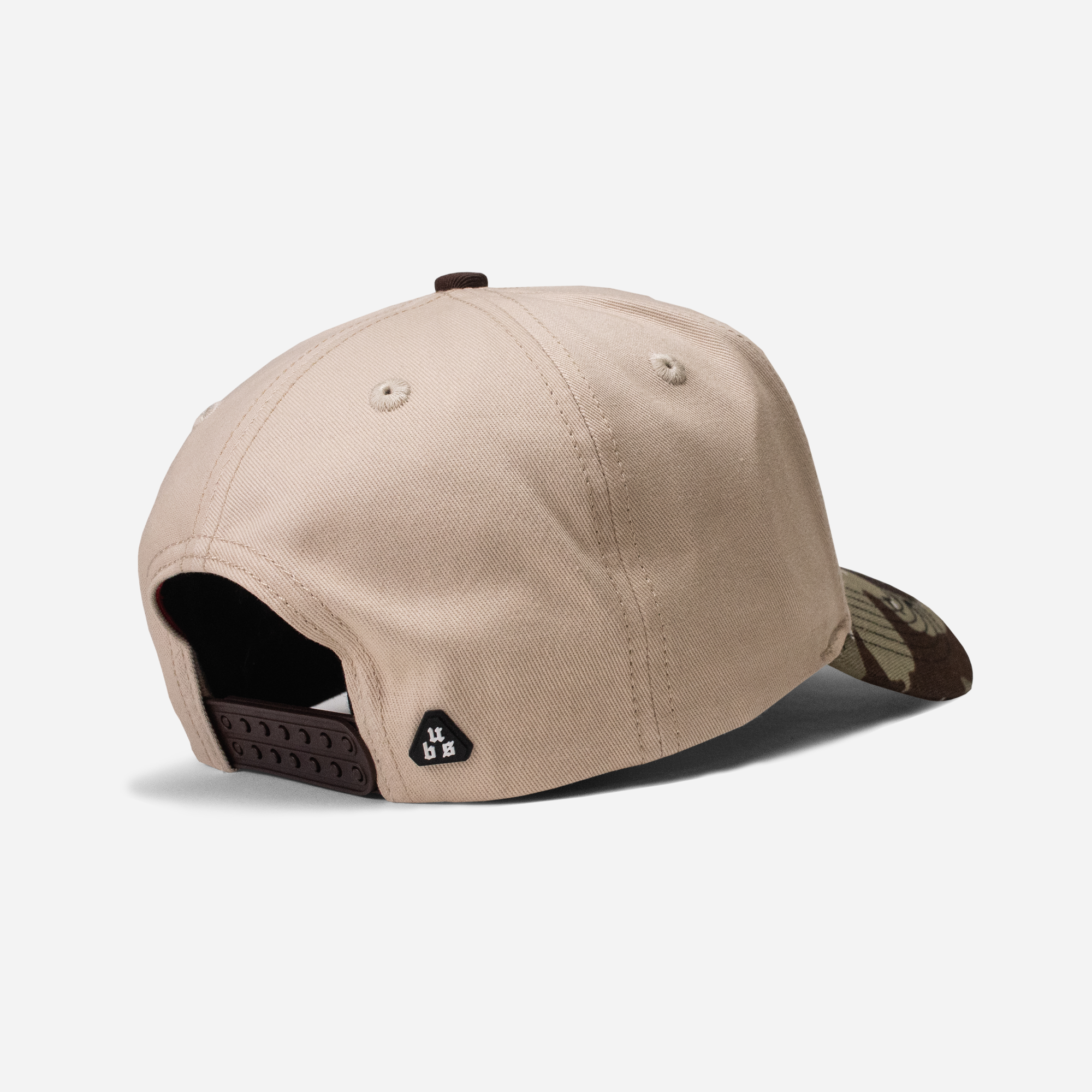 Beige A-Frame  baseball cap-United HeadWear