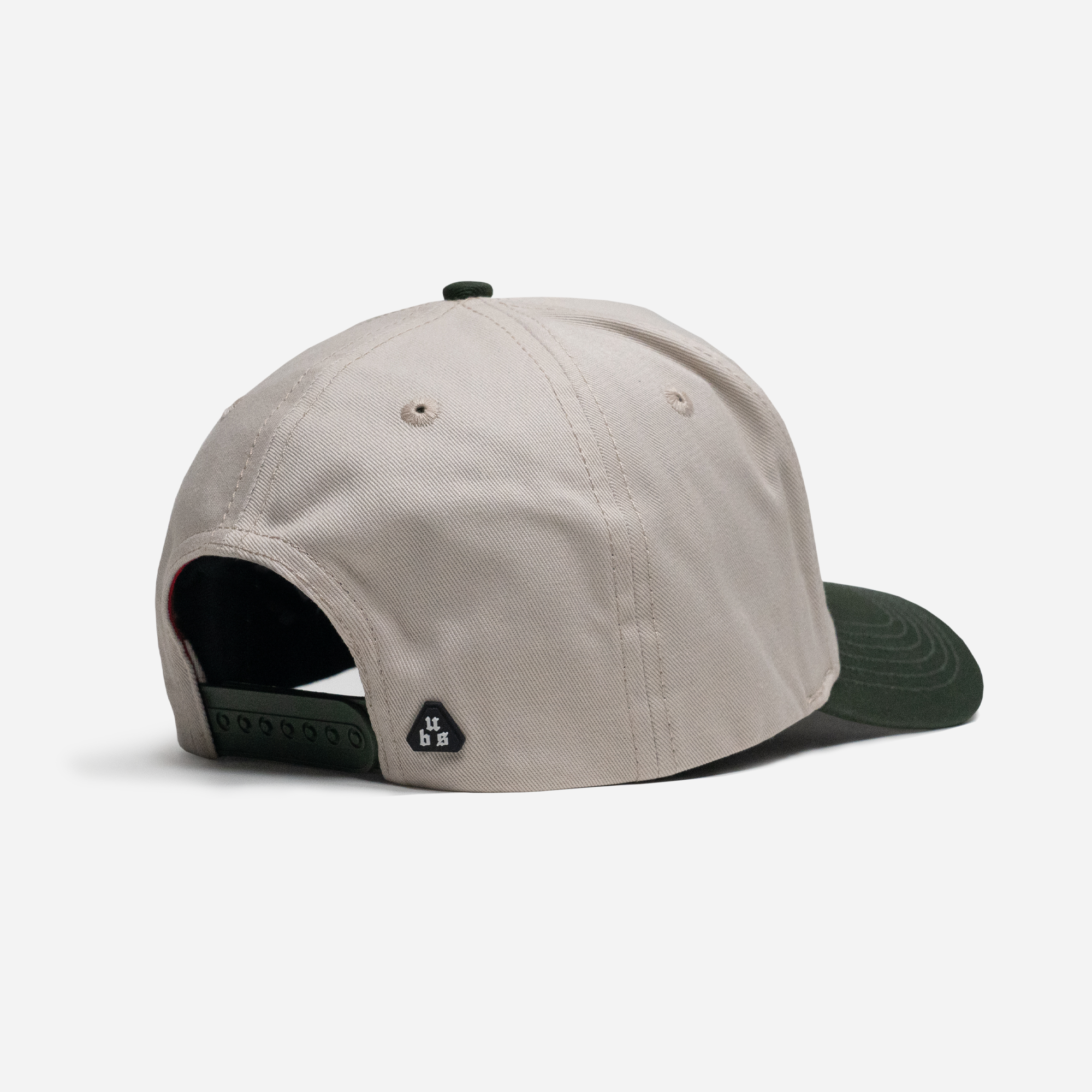UBS Forest Stone A-Frame Hat Main Back-United HeadWear
