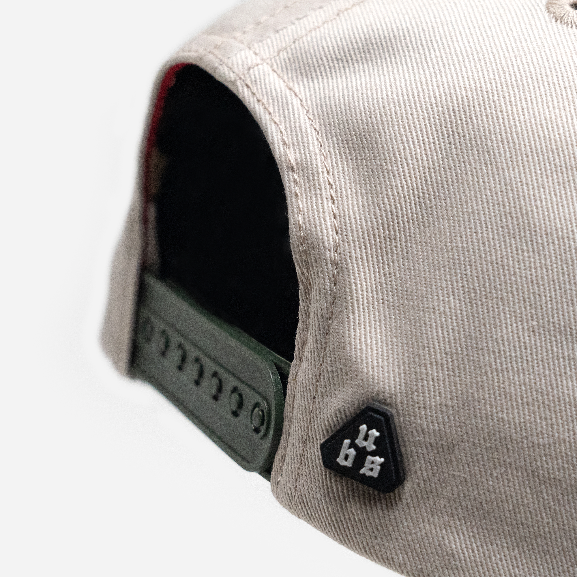 UBS Forest Stone A-Frame Hat Main Detail-United HeadWear