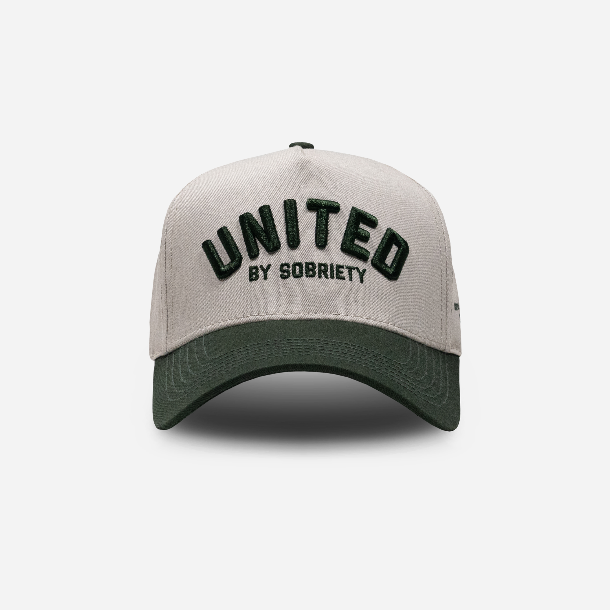 UBS Forest Stone A-Frame Hat Main Front-United HeadWear