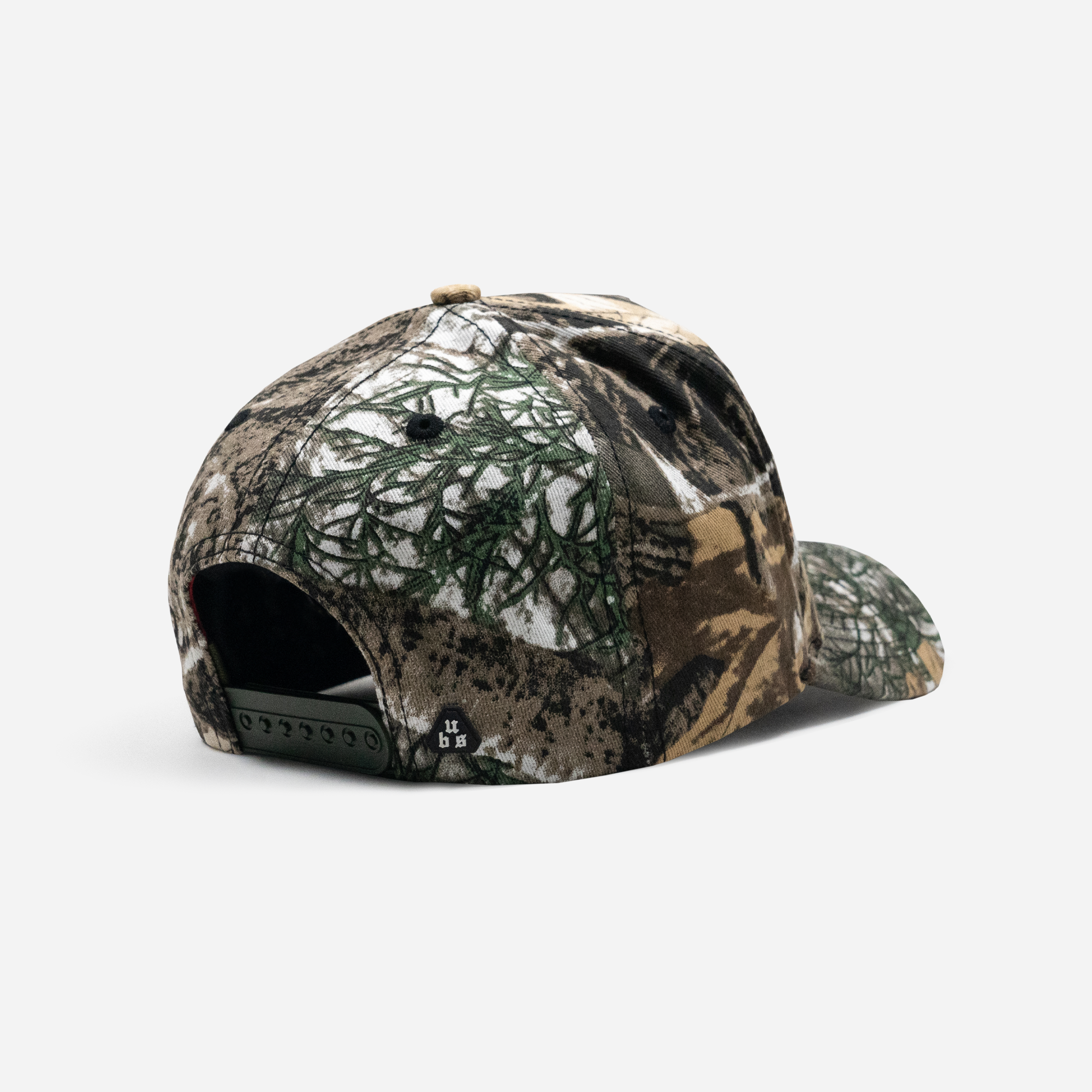 UBS Tree Camo A-Frame Hat Main Back-United HeadWear
