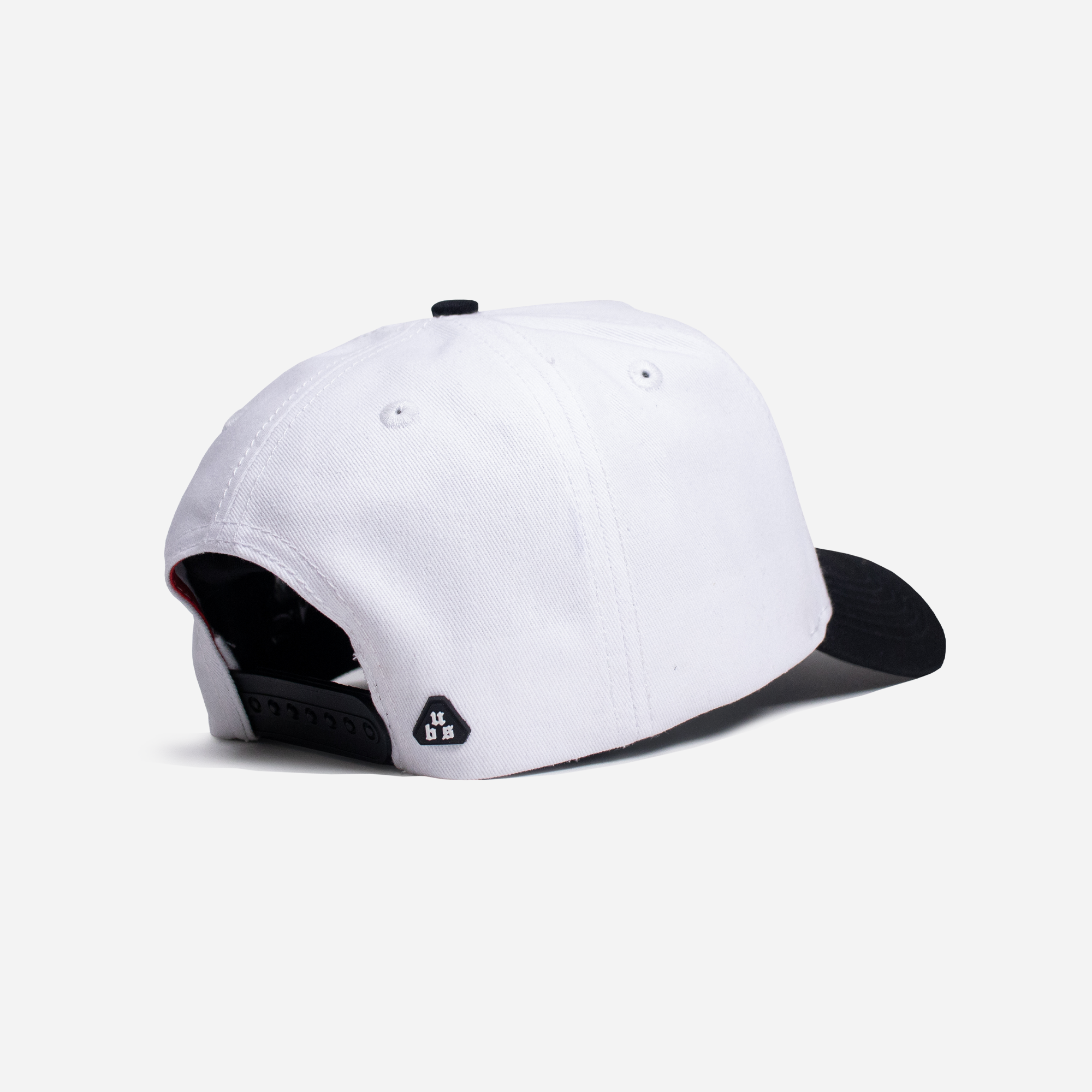 UBS WHT BLK A-Frame Hat Main Side Back-United HeadWear